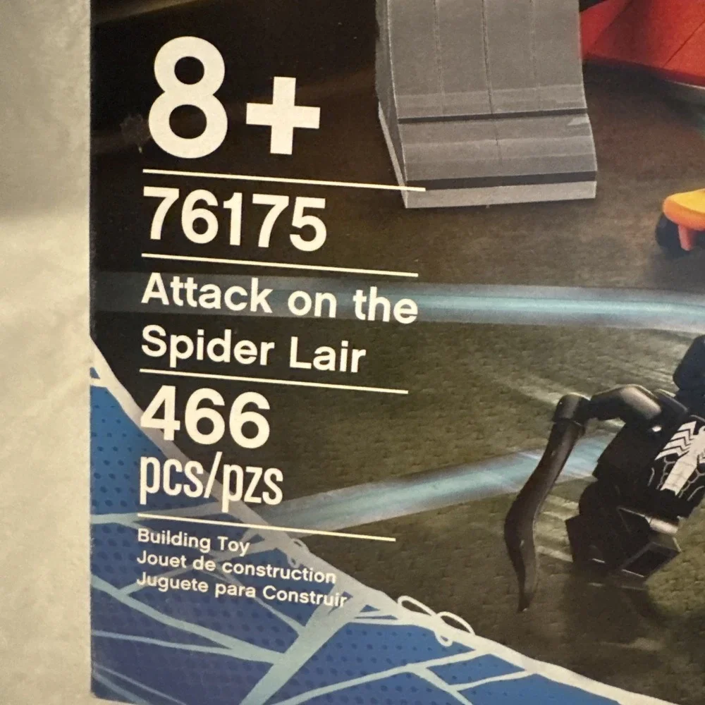 76175 ATTACK ON THE SPIDER LAIR lego NEW legos set man VENOM iron ultimate armor